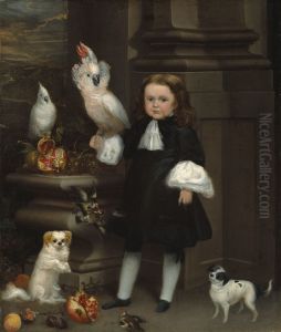 Portrait of the Dwarf Michol by Juan Carreno De Miranda