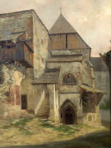 A Chapel at Gmunden by Manes, Josef