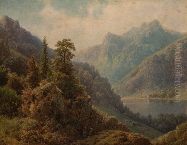 Lake in the Mountains - view 1