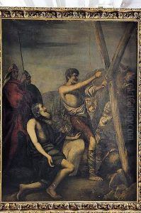 Preparativos Para El Martirio De San Andres by Antonio Canovas Del Castillo Y Vallejo