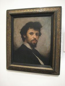 Portrait of Josef Vaclav Myslbek by Vaclav Brozik