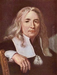 Portrat eines Mannes mit langem, blondem Haar Portrat eines Mannes mit langem, blondem Haar