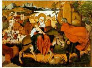 The Flight into Egypt by Jorg Breu the Elder