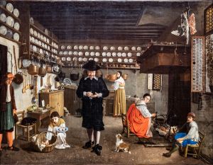 Kucheninterieur by Wolfgang Heimbach