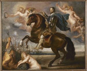 George Villiers (1592-1628), duke of Bukcingham, on horseback