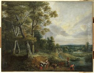 Landscape with cows