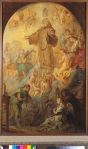 The assumption of St. Francis a Paola by Theodoor van Thulden