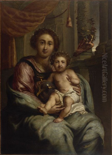 Virgin and child - view 1