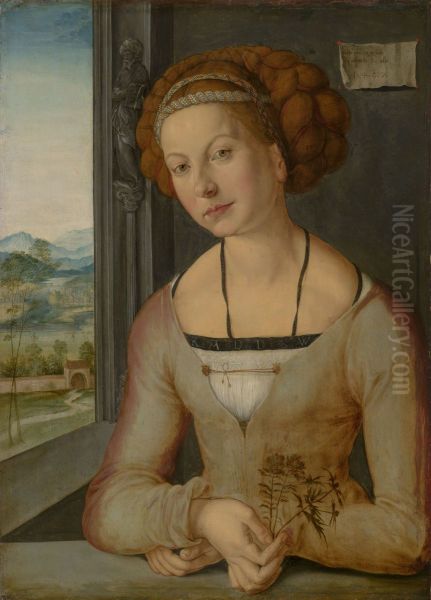 Portrait of Katharina Frey or Furleger - view 1