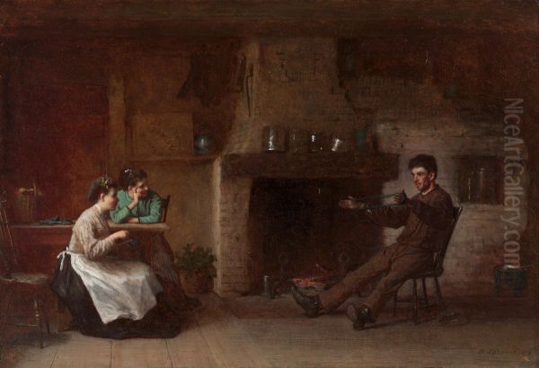 Winding Yarn (Interior of a Nantucket Kitchen) - view 1