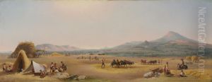 Harvest on the Roman Campagna by John Gadsby Chapman