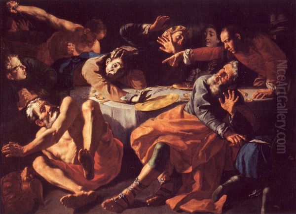 Die Ermordung Amnons beim Gastmahl Absaloms - view 1