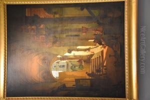The apothecary of a cloister by Giovanni Migliara