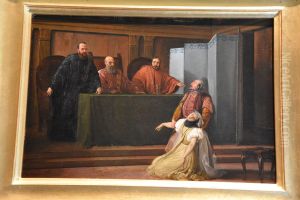 Valenza Gradenigo faints in front of her father, the Inquisitor