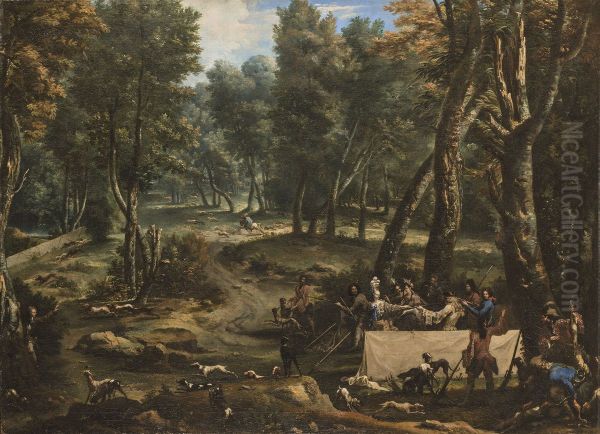 A Medici Hunting Party - view 1