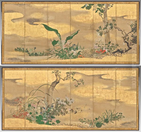 Flowers and Trees of the Four Seasons - view 1