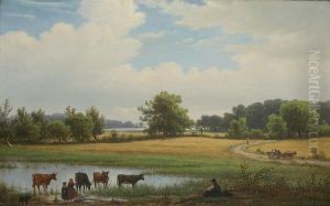 Landscape at Skjoldnaesholm. Landscape at Skjoldnaesholm.