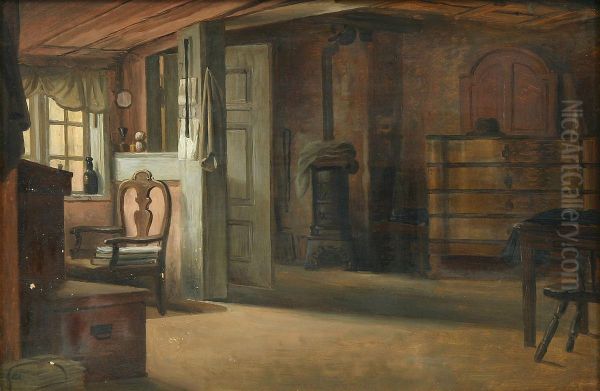 Interior of a farmhouse. - view 1