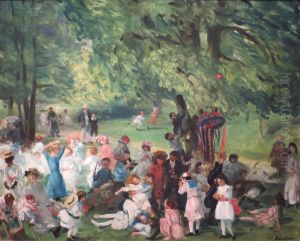 May Day, Central Park by William James Glackens