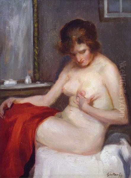 Sitting Female Nude - view 1