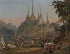 A Scene During The First Burmese War