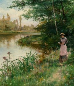 A Walk by the River by Alfred Augustus Glendening, Jr.