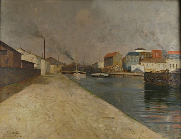 The Canal Saint-Denis (Paris) - view 1
