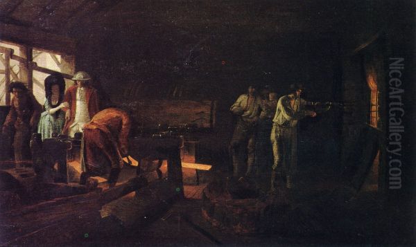 Interior of a splitting mill - view 1