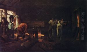 Interior of a splitting mill