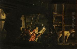 Coal mining by Leonard Defrance