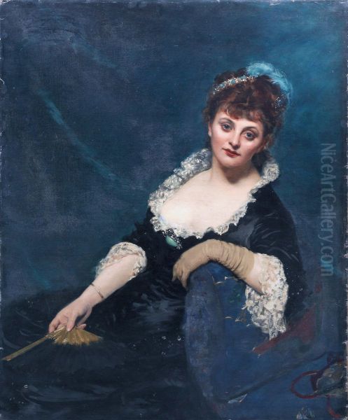 Mrs Harry Vane Milbank, nee Alice Sidonie Van den Bergh - view 1