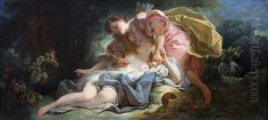 Cephale et Procris by Jean-Honore Fragonard