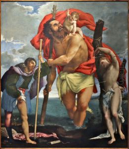 San Cristoforo, san Rocco e san Sebastiano by Lorenzo Lotto