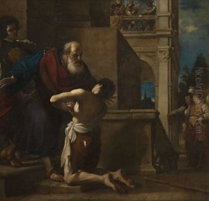 Return of the Prodigal Son, Guercino (Galleria Sabauda) by Giovanni Francesco Barbieri