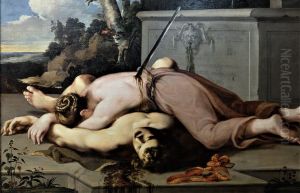 Pyrame et Thisbe by Laurent De La Hyre