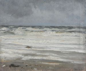 Surf (1898). by Michael Peter Ancher