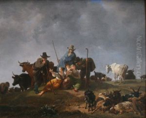 Bergers au repos by Nicolas-Antoine Taunay