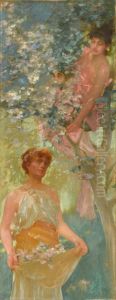 Among the Blossoms by Henry Siddons Mowbray