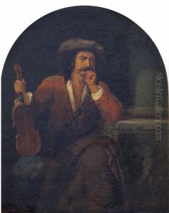 Hungarian violinist by Alexander Neumann