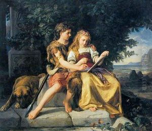 Idylle by Albert Tschautsch