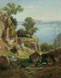 Am Nemisee by Karl Gustav Rodde