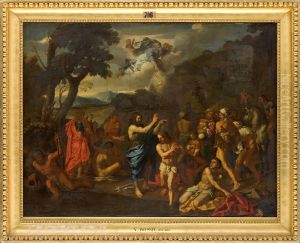 Le Bapteme du Christ by Nicolas Poussin