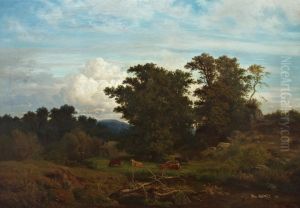 Landschaft mit Staffage by Karl Gustav Rodde