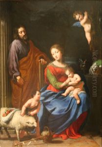 Sainte Famille avec Saint Jean-Baptiste.
