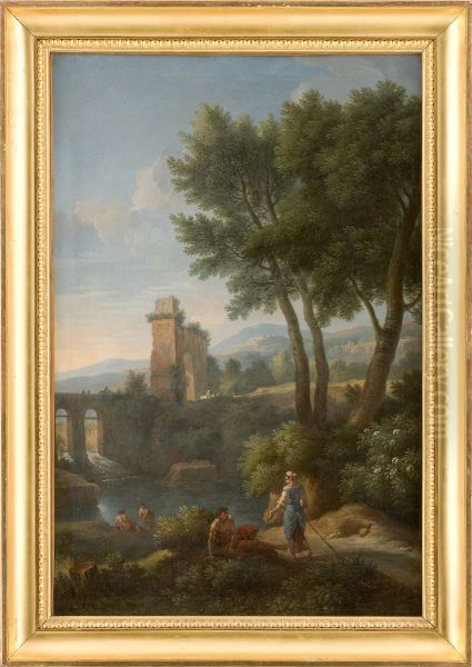 Paysage au pont - view 1