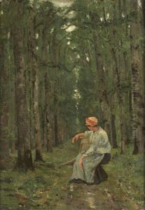 Woman in the forest Woman in the forest