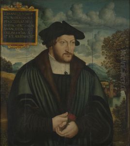 Portret "Johann van Beieren" op hout door Michael Ostendorfer, 1535 Portret "Johann van Beieren" op hout door Michael Ostendorfer, 1535