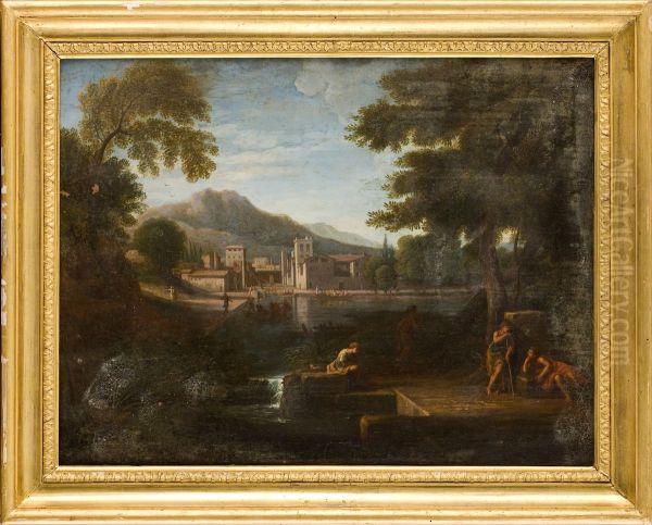 Paysage avec ville - view 1