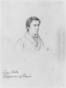 Portrait of Ludwig Richter Portrait of Ludwig Richter