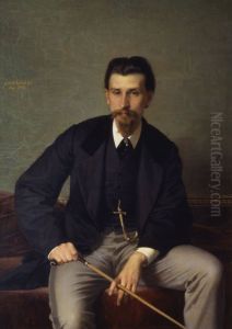 Ritratto del pittore Augusto Betti by Amos Cassioli